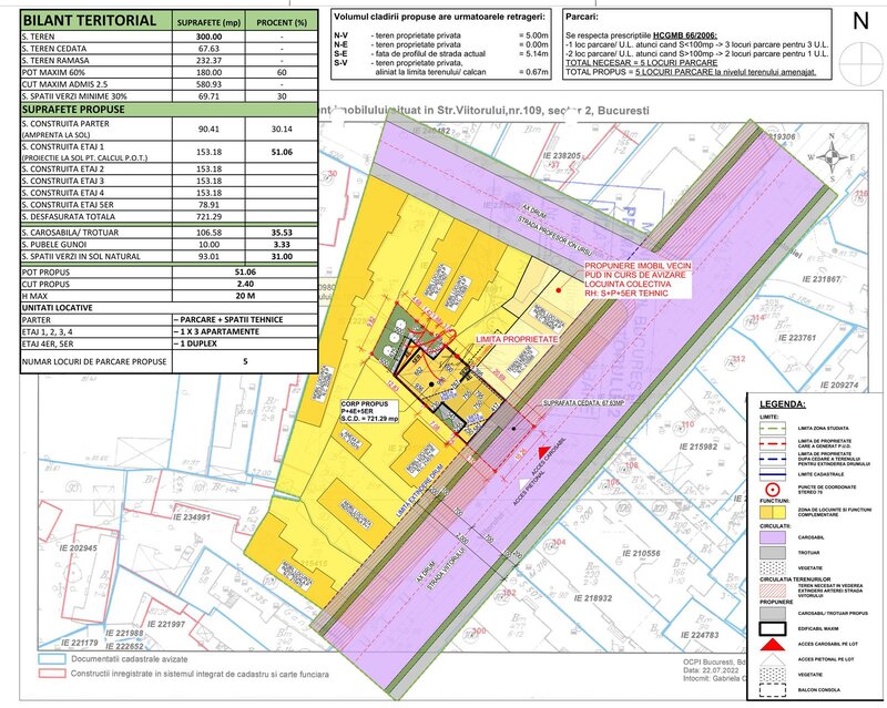 Viitorului, vanzare teren cu PUD - P 5.