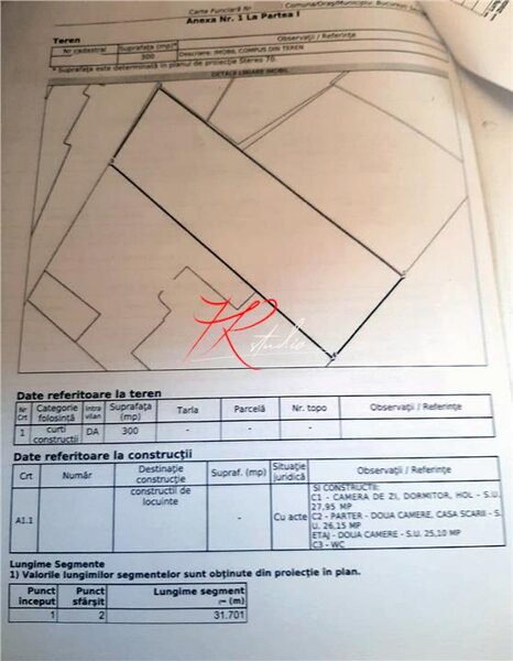 Viitorului, vanzare teren cu PUD - P 5.